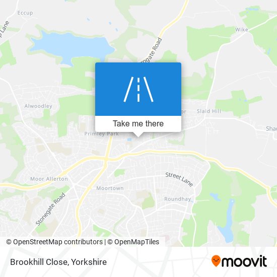 Brookhill Close map