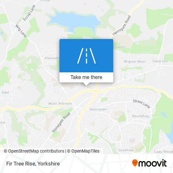Fir Tree Rise map