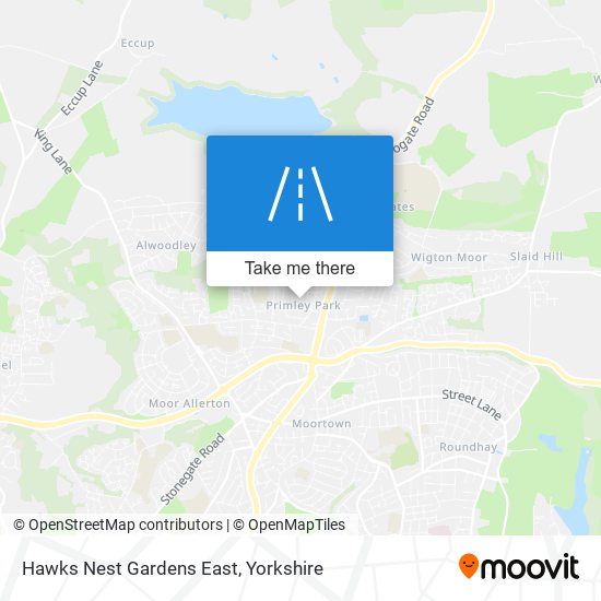 Hawks Nest Gardens East map