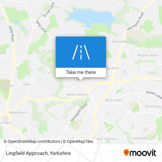 Lingfield Approach map