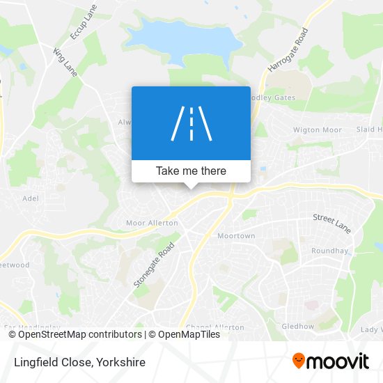 Lingfield Close map