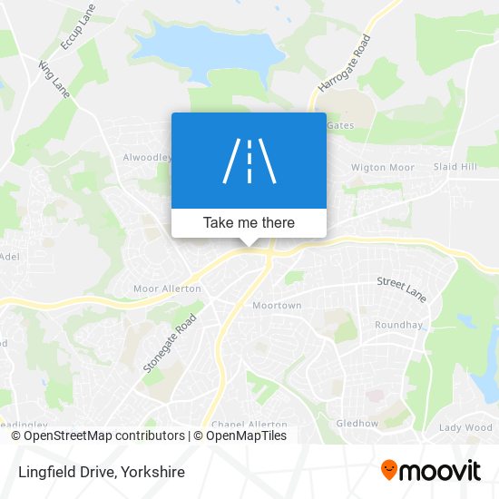 Lingfield Drive map