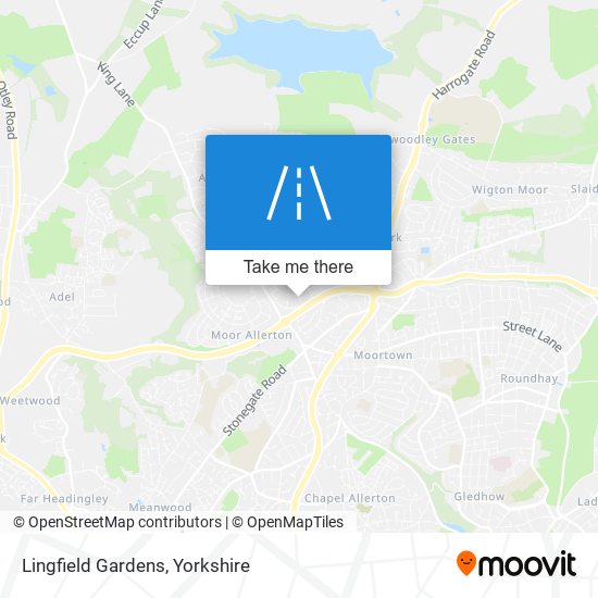 Lingfield Gardens map