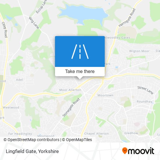 Lingfield Gate map