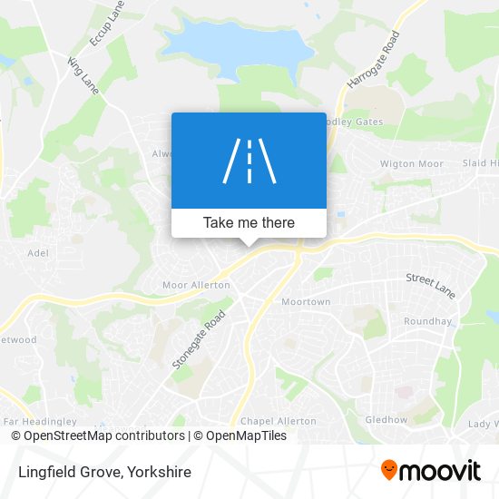 Lingfield Grove map