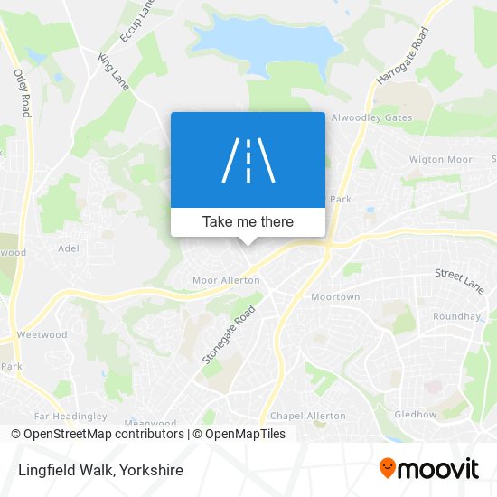 Lingfield Walk map