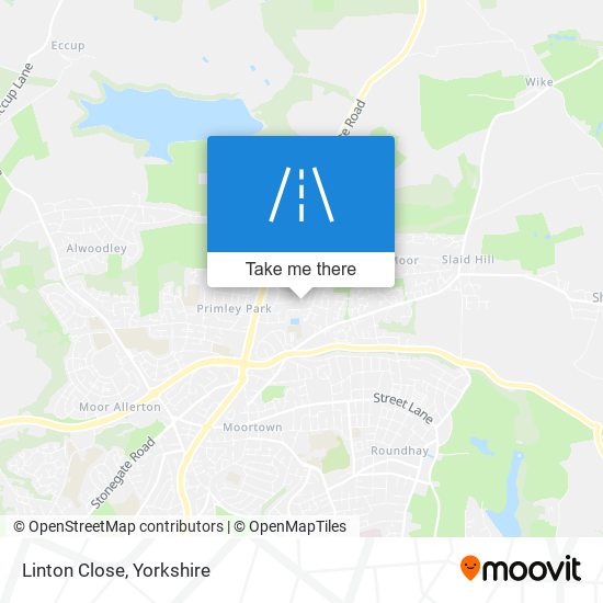 Linton Close map