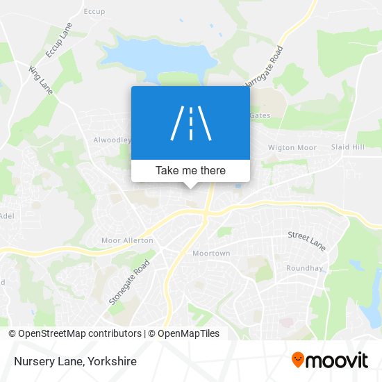 Nursery Lane map