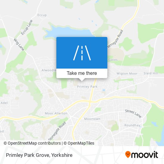Primley Park Grove map