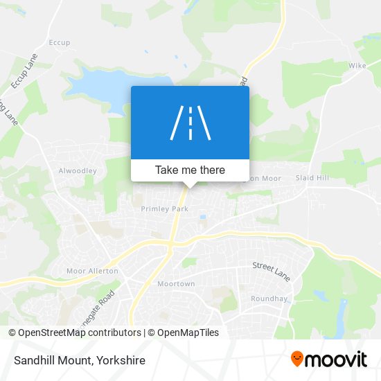 Sandhill Mount map