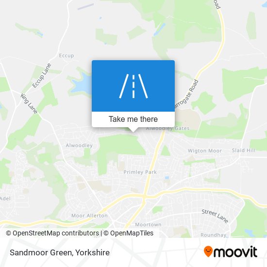 Sandmoor Green map