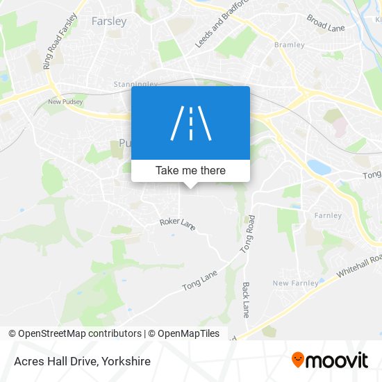 Acres Hall Drive map
