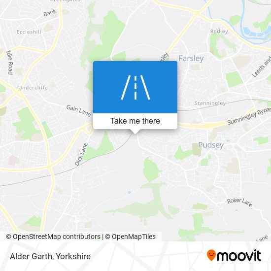 Alder Garth map