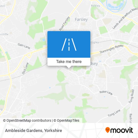 Ambleside Gardens map