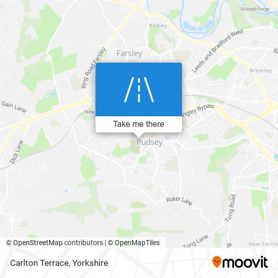 Carlton Terrace map