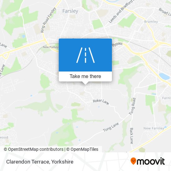 Clarendon Terrace map