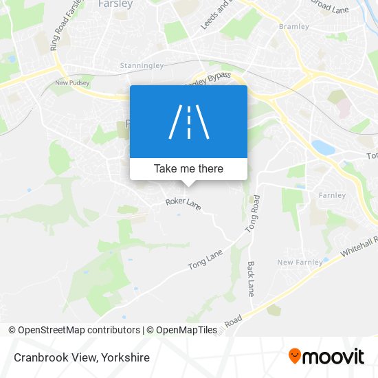 Cranbrook View map