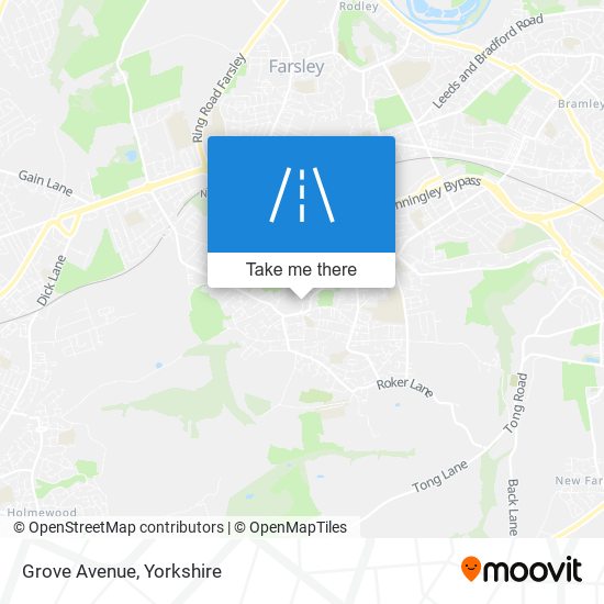Grove Avenue map