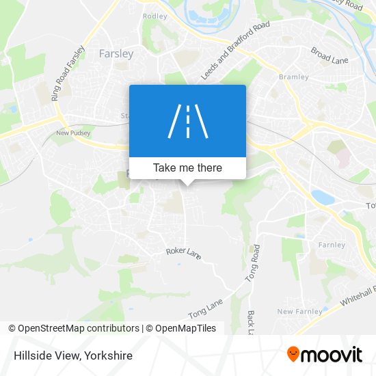 Hillside View map