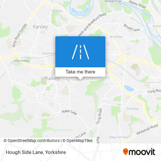 Hough Side Lane map