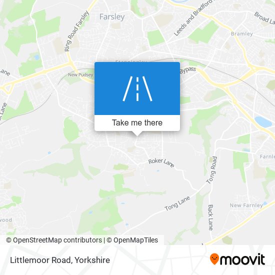 Littlemoor Road map