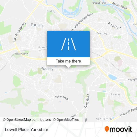 Lowell Place map