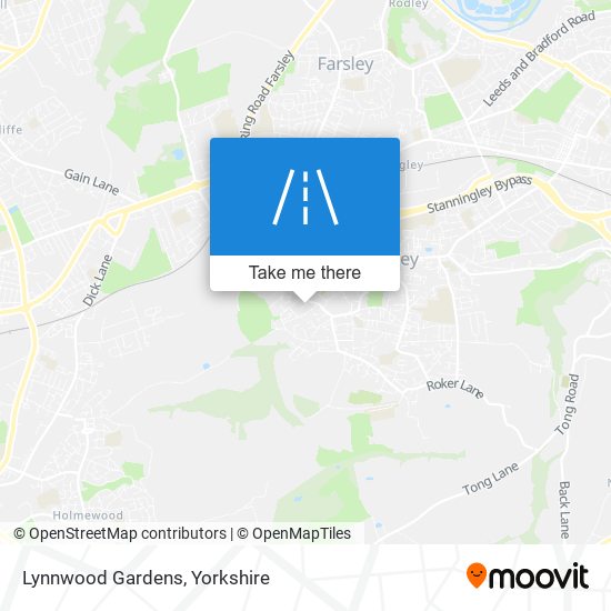 Lynnwood Gardens map
