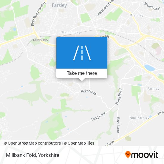 Millbank Fold map