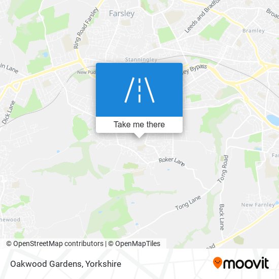 Oakwood Gardens map
