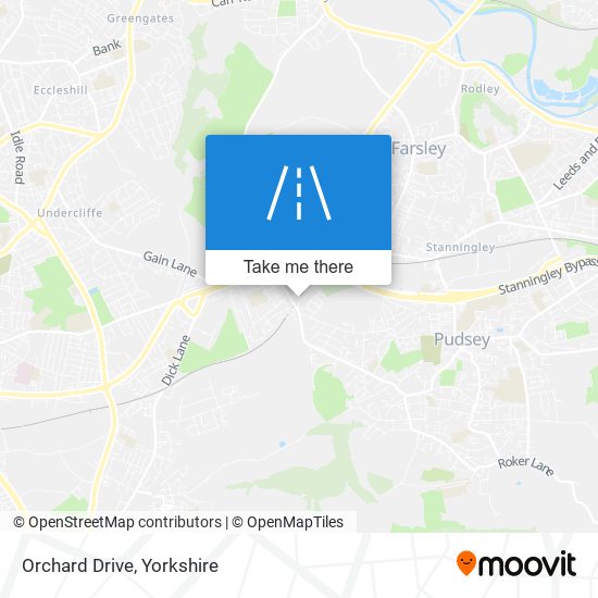 Orchard Drive map