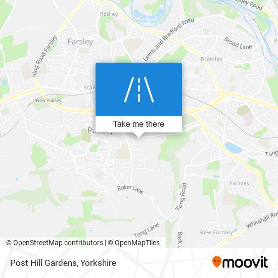 Post Hill Gardens map