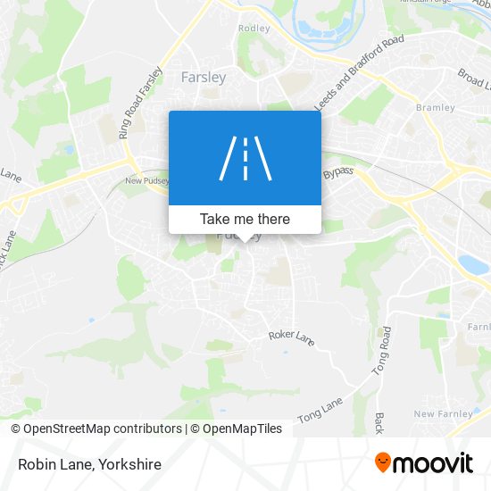 Robin Lane map