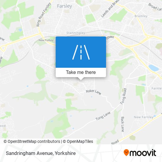 Sandringham Avenue map