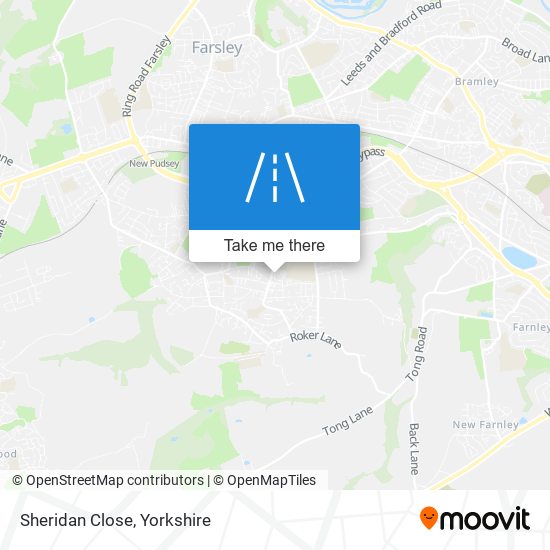 Sheridan Close map