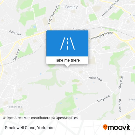 Smalewell Close map