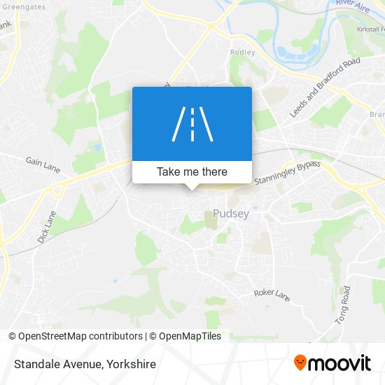 Standale Avenue map