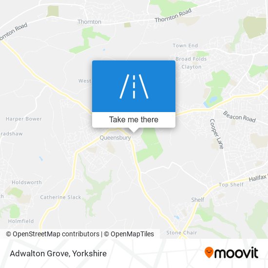 Adwalton Grove map