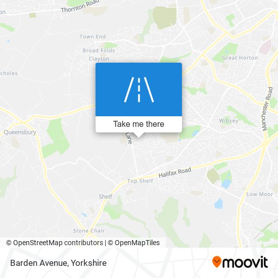 Barden Avenue map