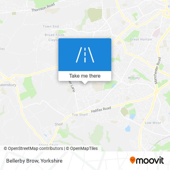 Bellerby Brow map