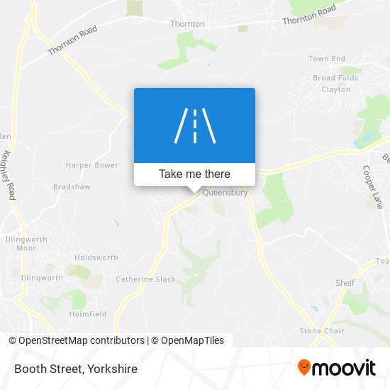 Booth Street map