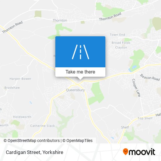 Cardigan Street map