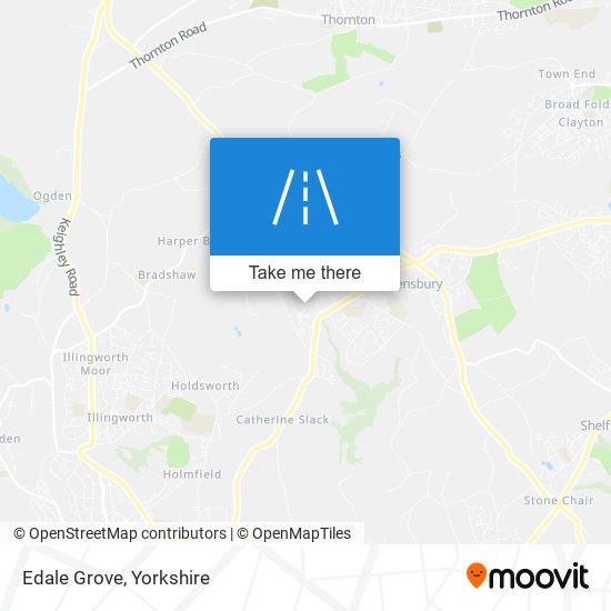 Edale Grove map