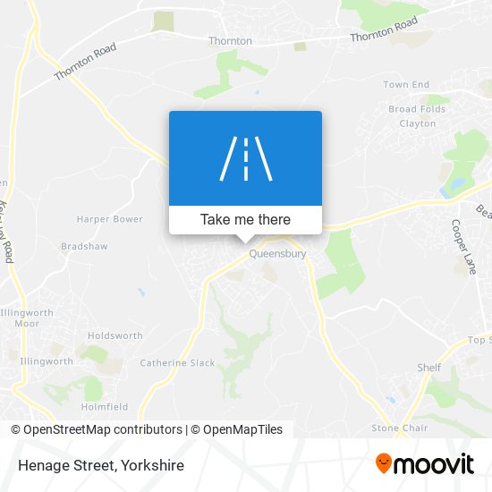 Henage Street map