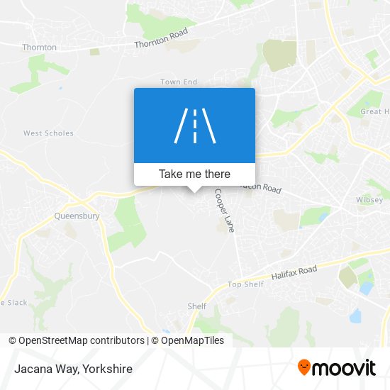 Jacana Way map