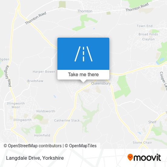 Langdale Drive map