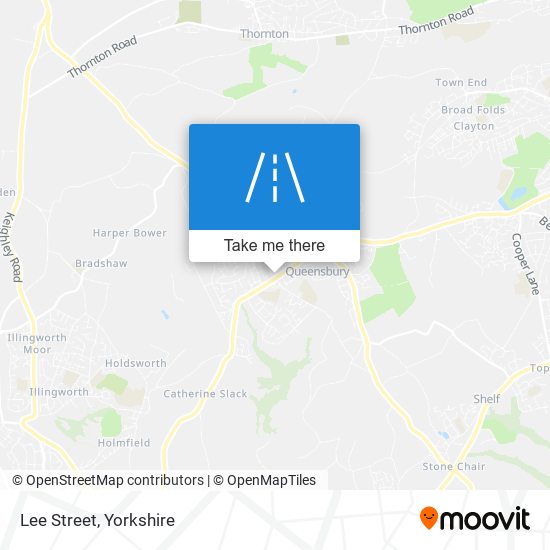 Lee Street map