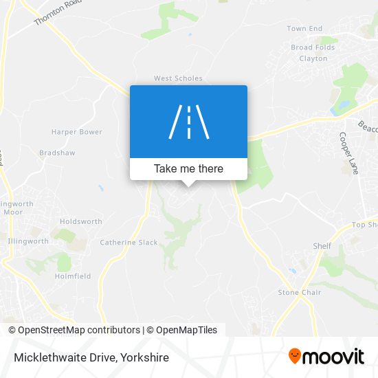 Micklethwaite Drive map