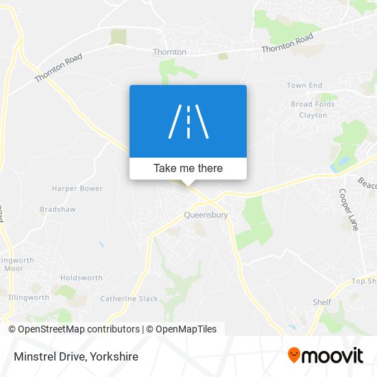 Minstrel Drive map