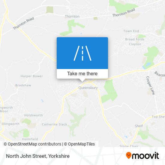 North John Street map