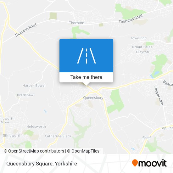 Queensbury Square map